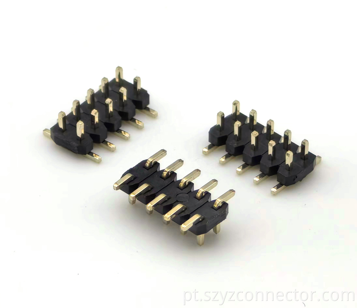 2.54mm Pitch Pin header Connector Dual Row SMT H1.0mm 2x5P
